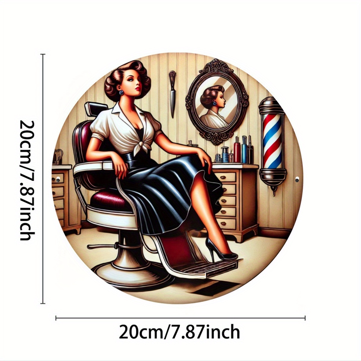1pc Vintage Barber Shop Metal  - огляд і ціна Home Barbershop