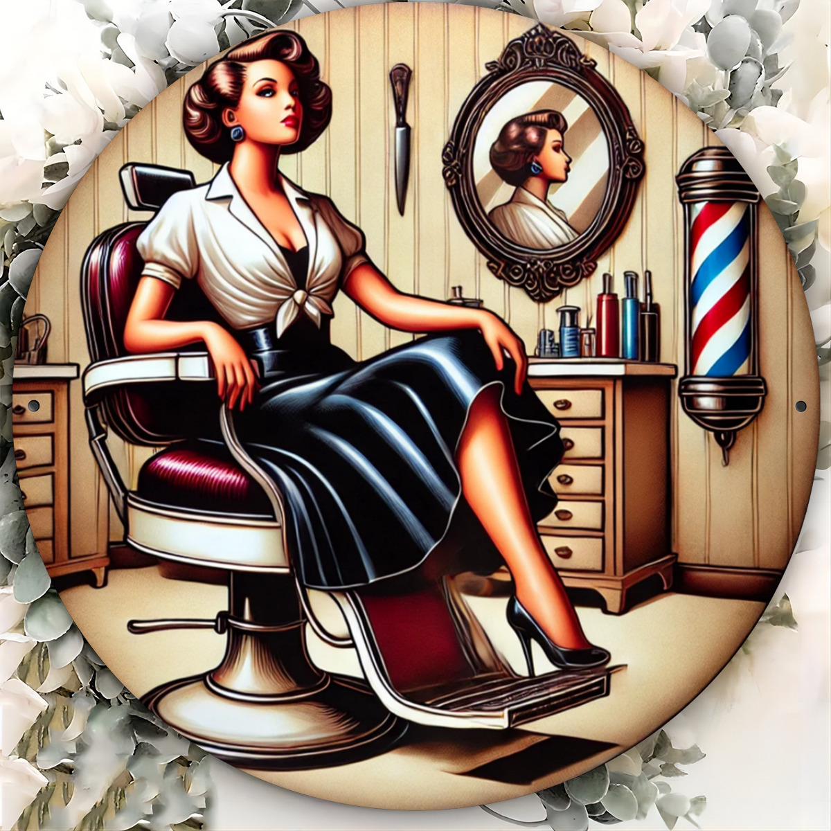 1pc Vintage Barber Shop Metal  - огляд і ціна Home Barbershop