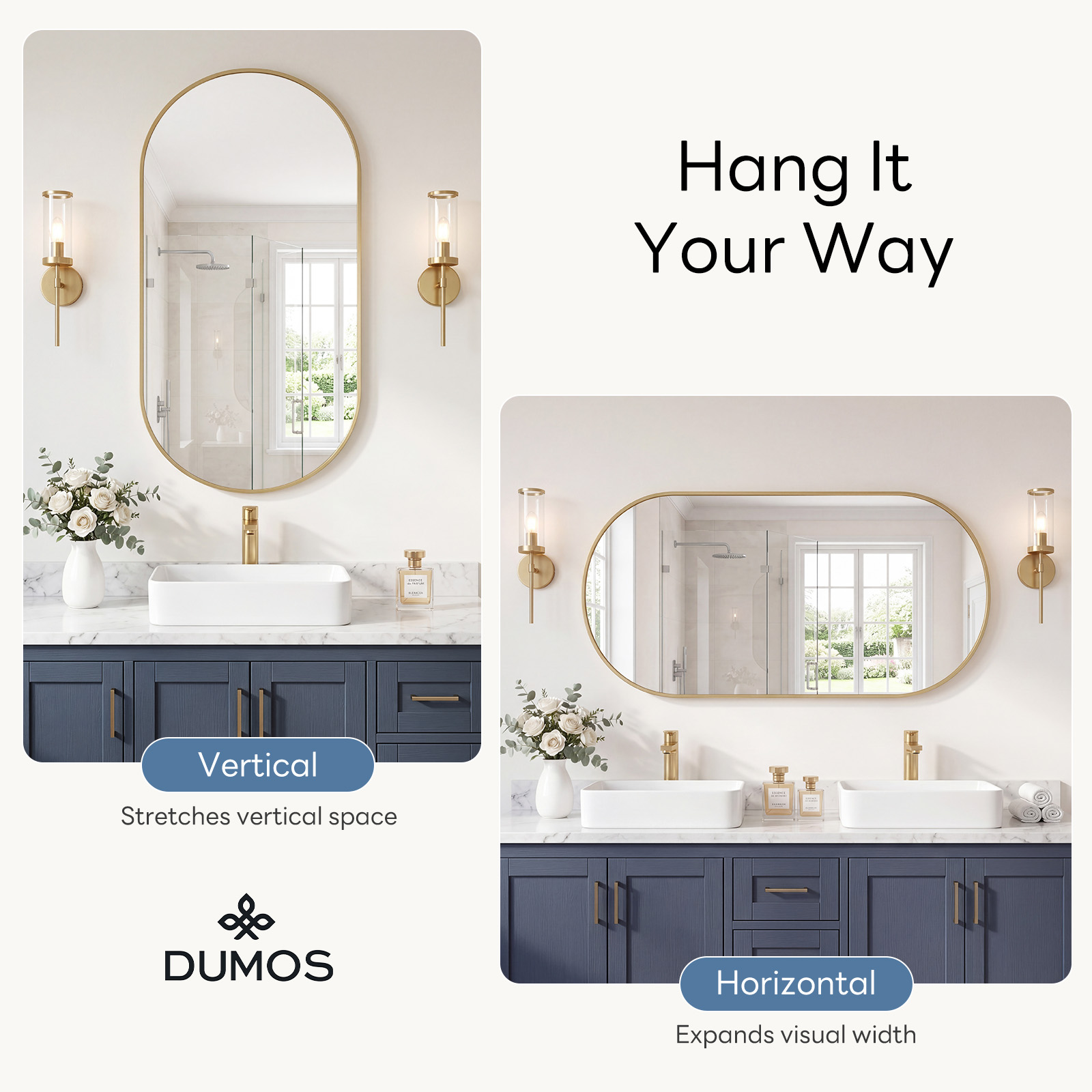 JHK Oval Wall Mirror with Meta - огляд і ціна Home Bargains