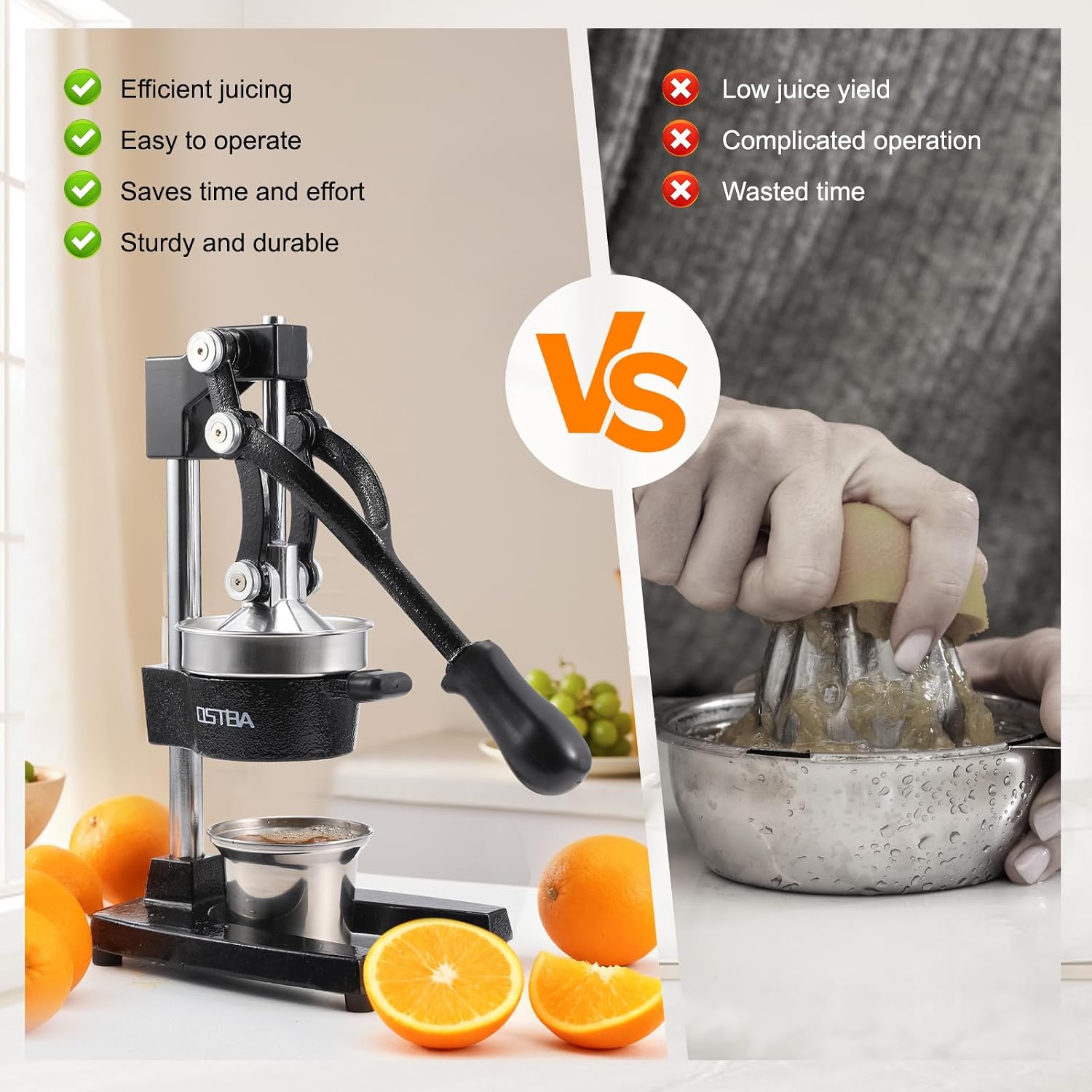 Cast Iron Manual Citrus Juicer - огляд і ціна Citrus Juicer Bar