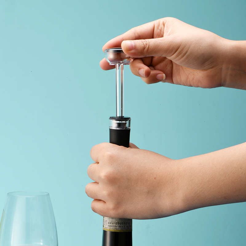 5PC Black Vacuum Pump Reusable - огляд і ціна Wine Preservation Pump