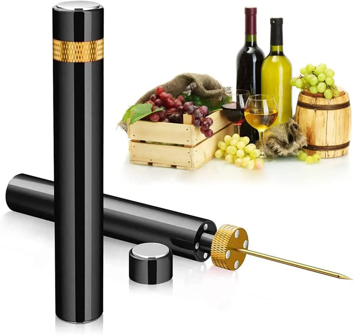 Air Pump Wine Bottle Opener Re - огляд і ціна Wine Preservation Pump