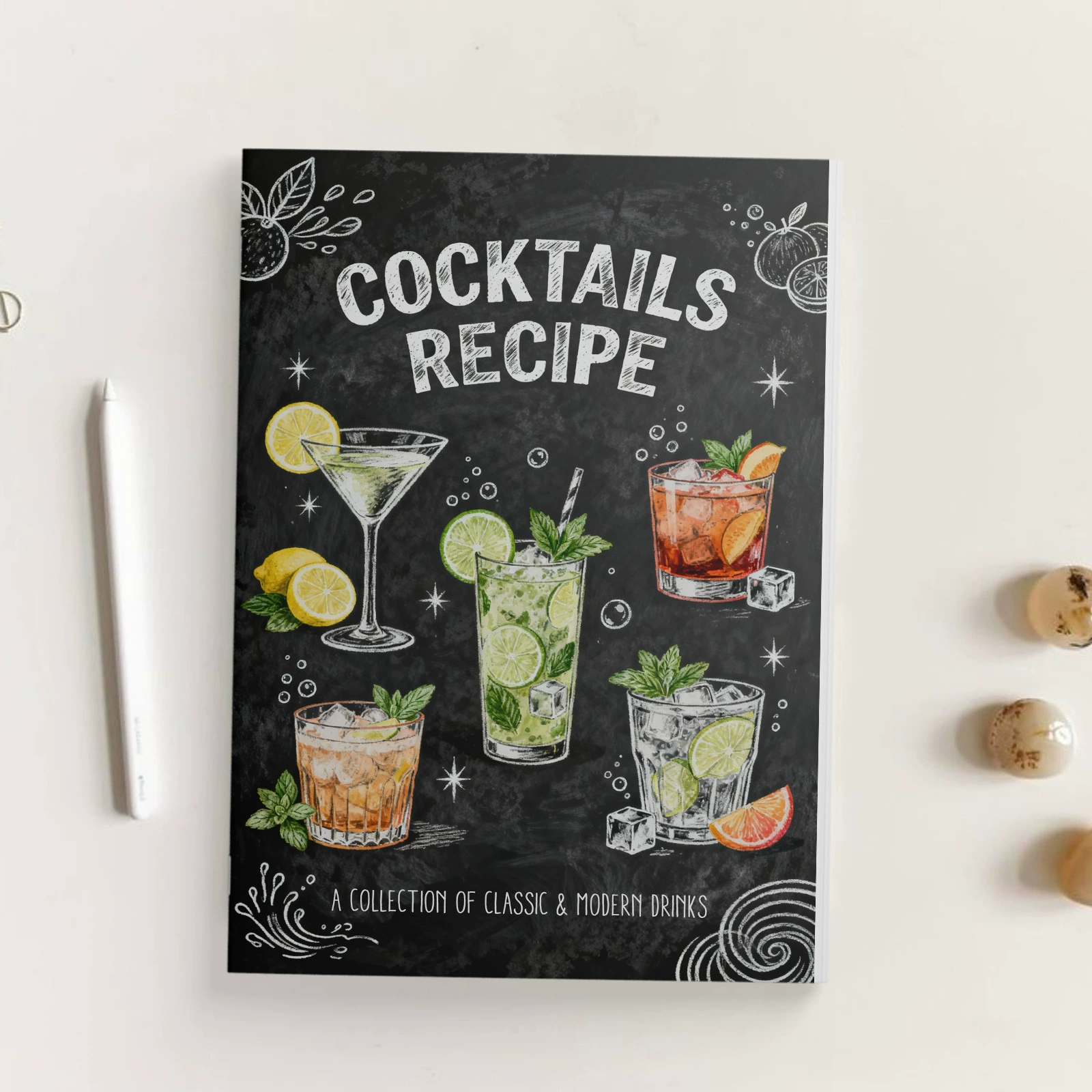 Cocktails Recipe A Collection  - огляд і ціна Cocktail Recipe Book