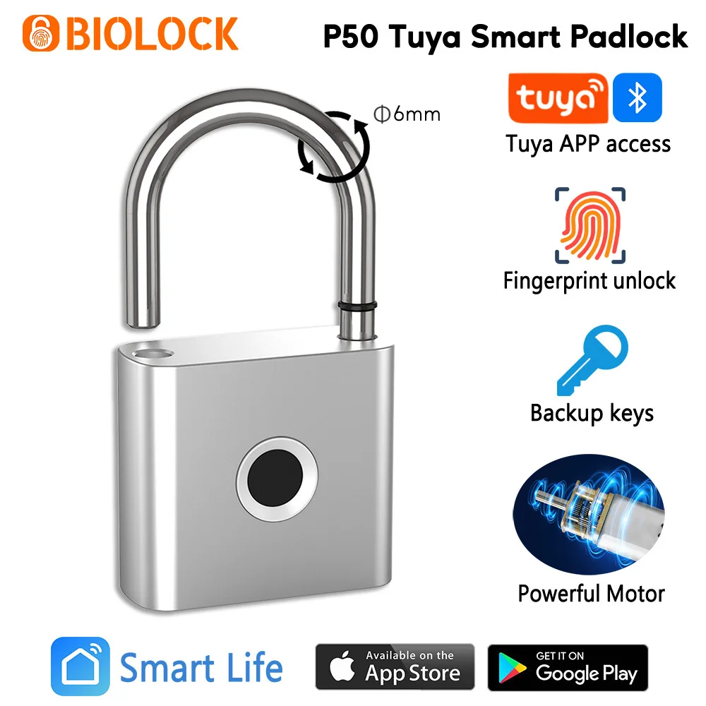 Fingerprint Padlock Bluetooth  - огляд і ціна Home Bargains