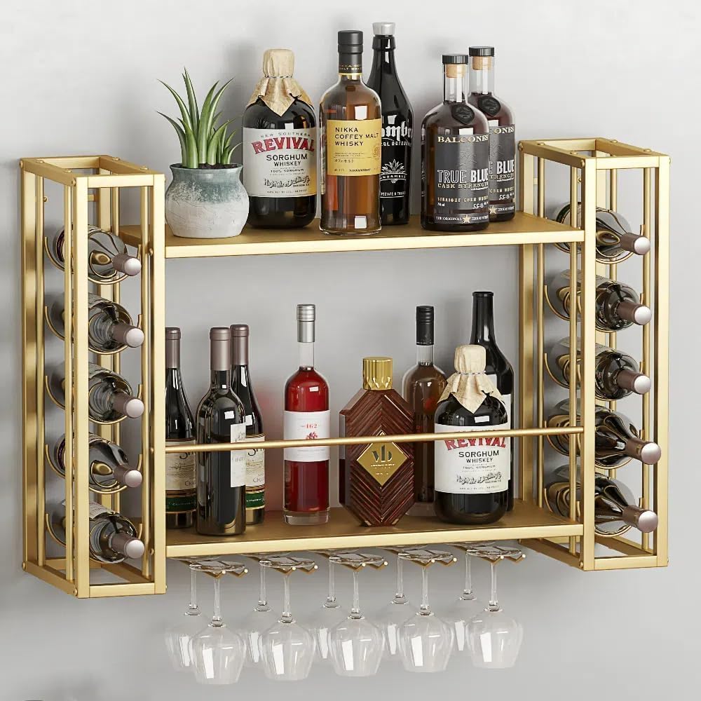 Wall Mounted Wine Rack, Wine R - огляд і ціна Home Bar Shelf
