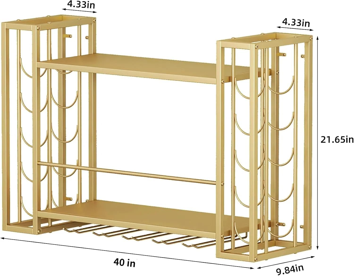 Wall Mounted Wine Rack, Wine R - огляд і ціна Home Bar Shelf